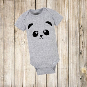 Panda Baby Onesie®, Baby Onesie®, Baby Shower Gift, Animal Onesie® image 2