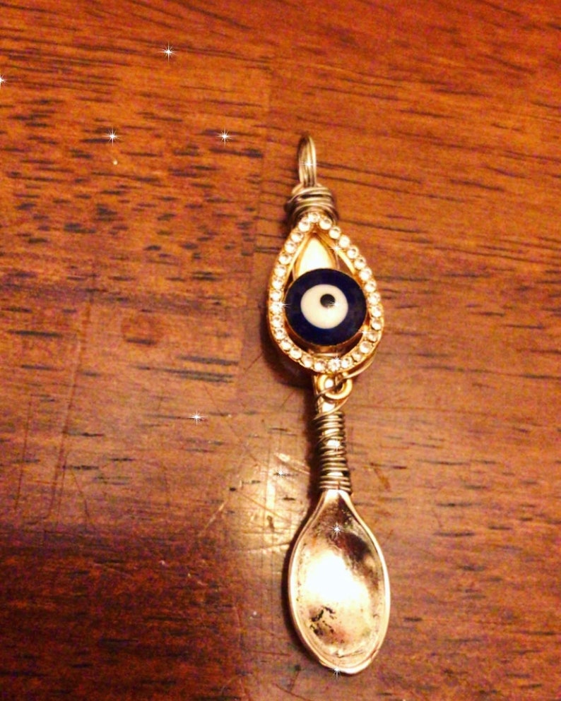 Evil Eye Protection Spoon Etsy