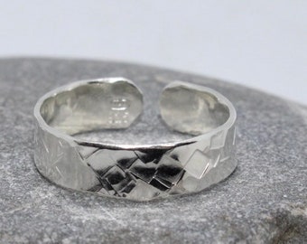 ADJUSTABLE 925 Sterling Silver TOE Ring - Etsy UK
