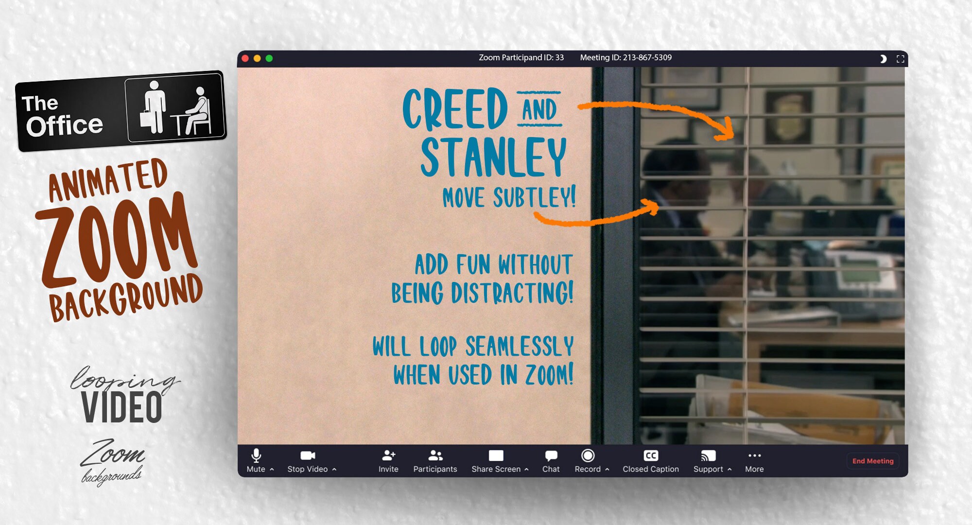 The Office Animated Zoom Background Etsy Images and Photos finder