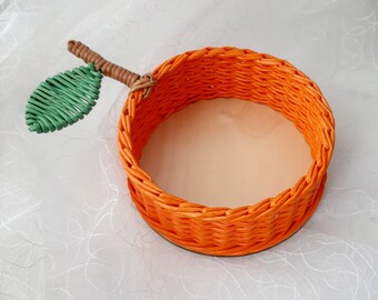 Orange Basket | Etsy