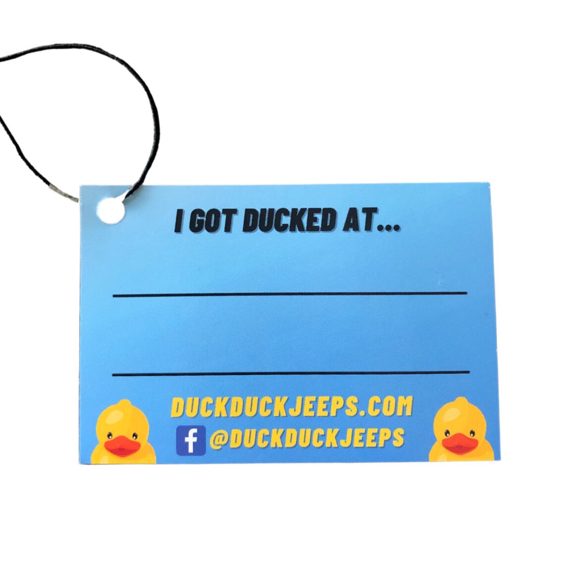 Jeep Duck Tags Ducking Tags for Jeeps Etsy