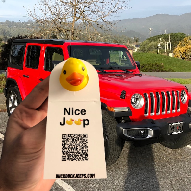 Jeep Rubber Ducks with Tags For Ducking Jeeps Etsy