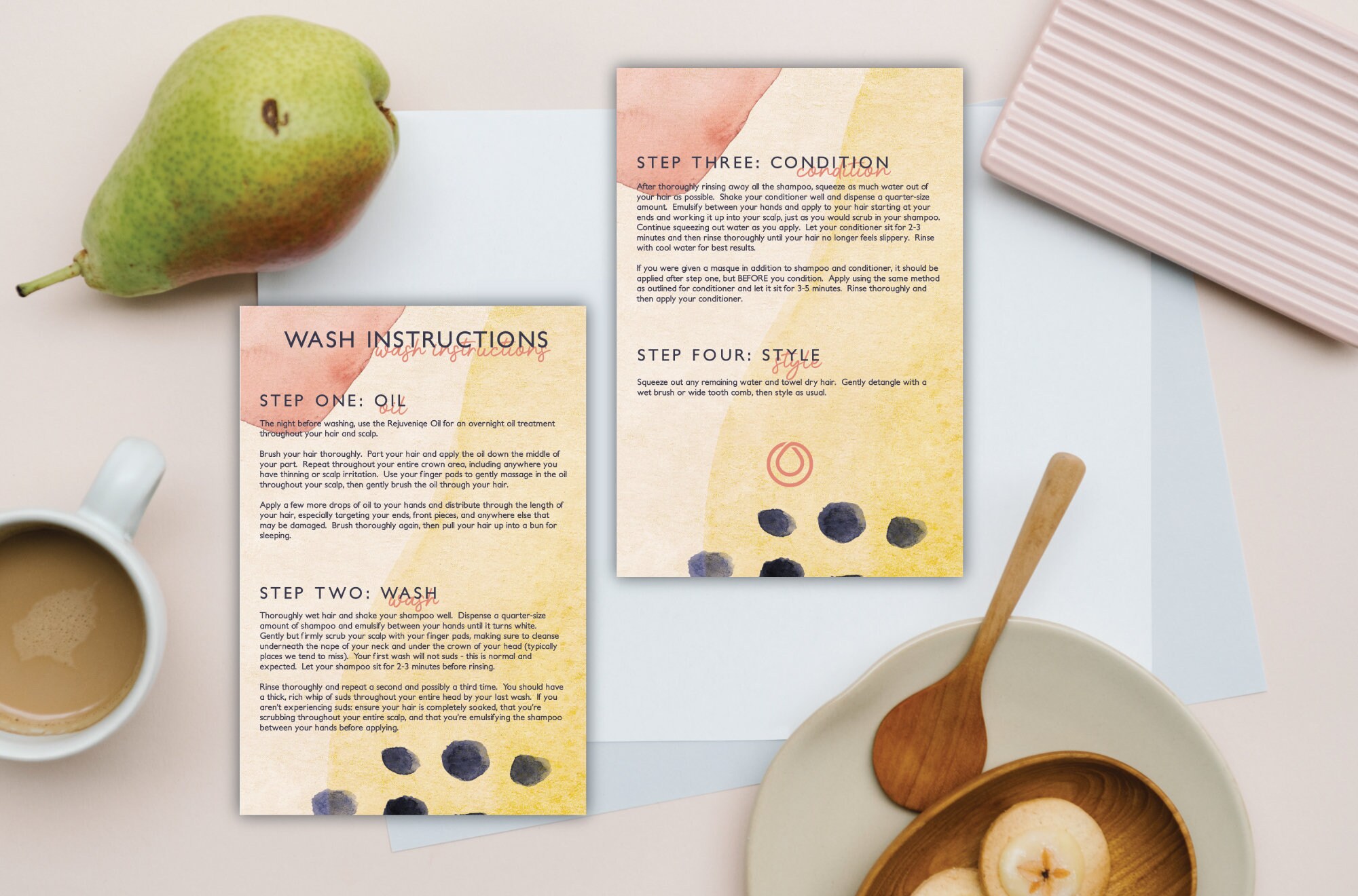 MONAT Wash Instructions Happy Digital File - Etsy
