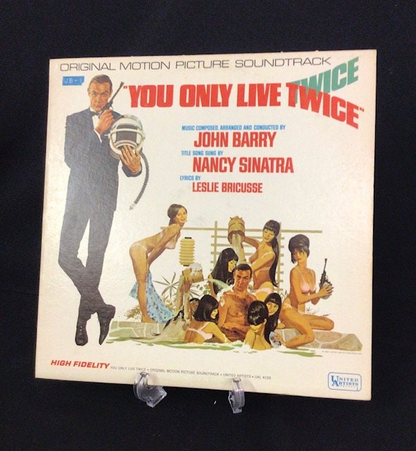 You Only Live Twice Soundtrack Vinyl Record Album Etsy