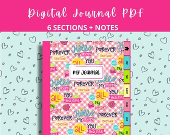 Lindo cuaderno digital o diario, perfecto para las niñas!