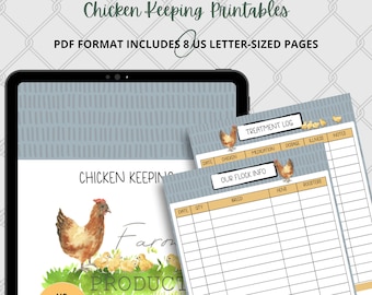 Chicken Keeping Printable Set