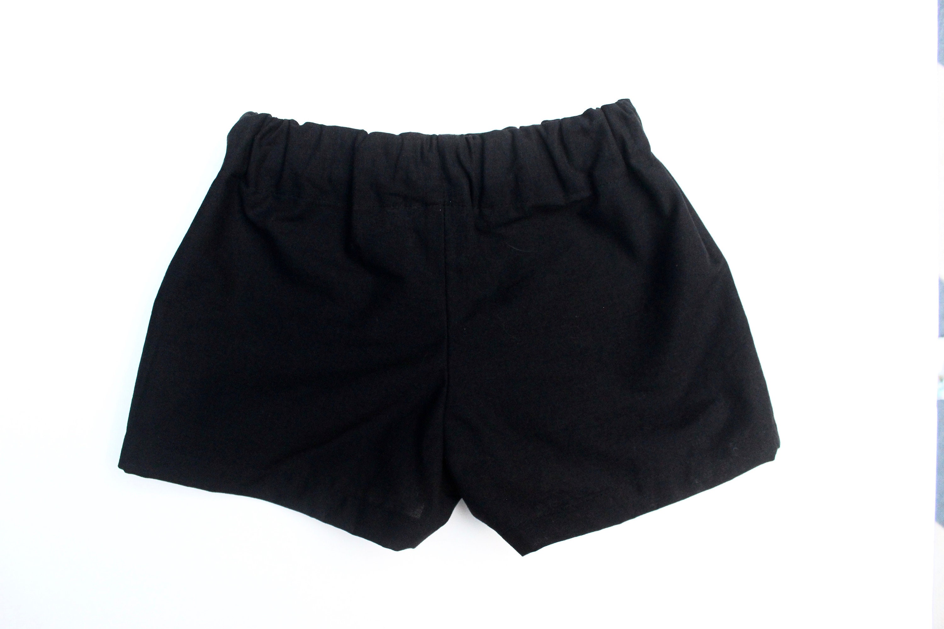 The Classic Short Black Baby Toddler and Kids Shorts Etsy