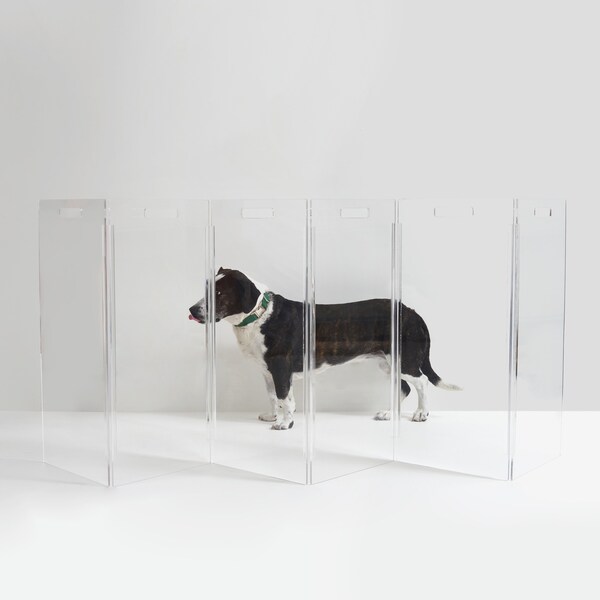 Clear Pet Gate Etsy