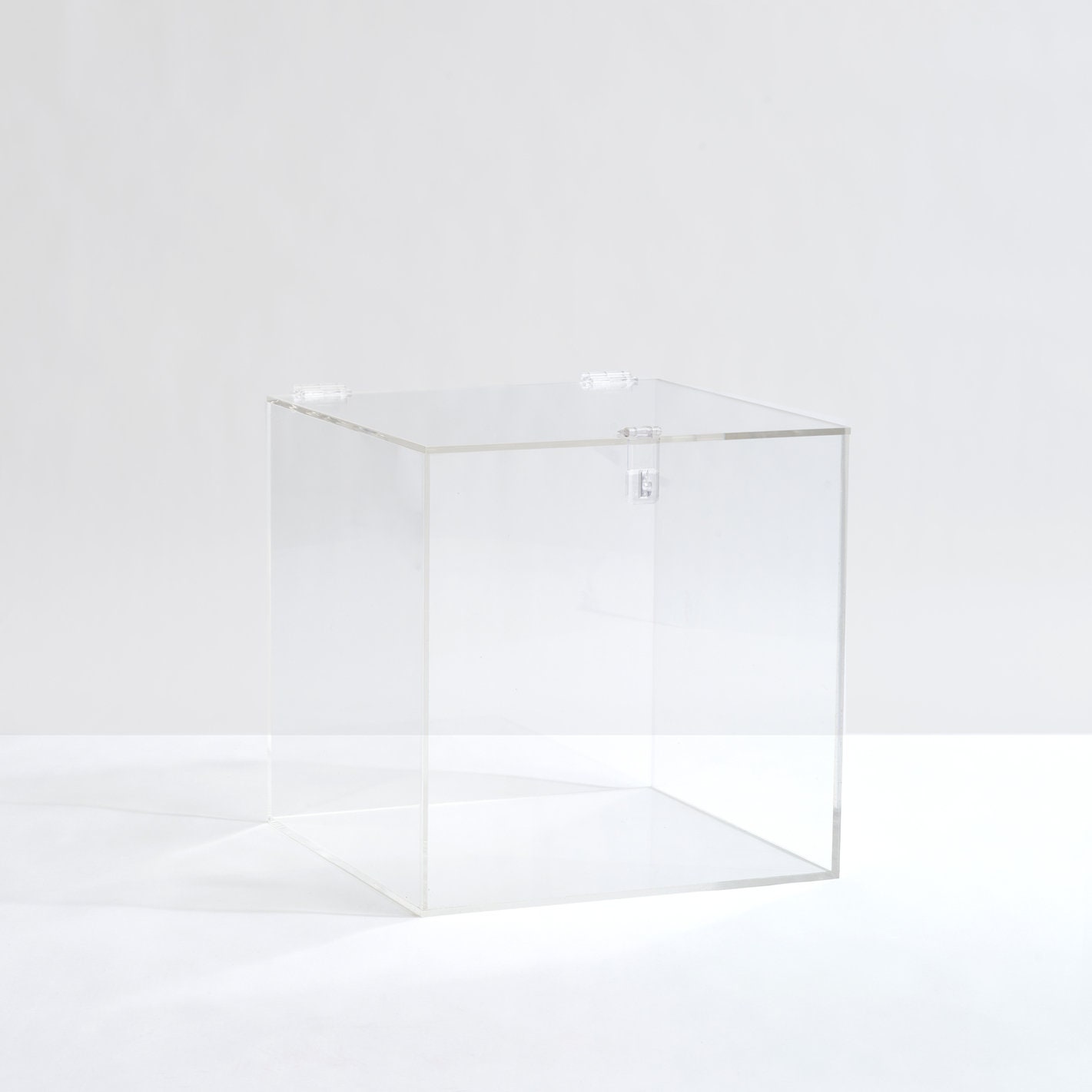 Clear Lucite Acrylic Modern Storage Bin With Latch & Scoop Etsy Canada