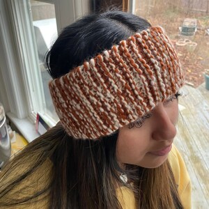 Hand knitted headband