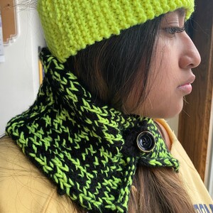 Hand knitted headband