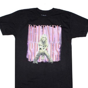 Britney Spears Yellow and  Pink T-Shirt