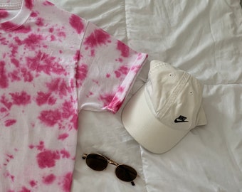 black laser fuchsia shirt