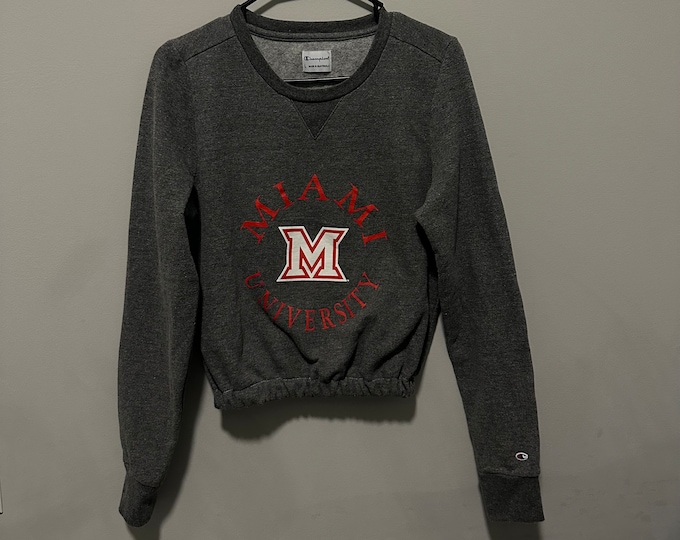 Miami University Cropped Sweatshirt