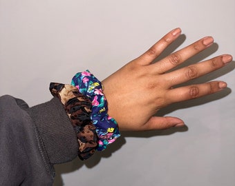 Cheetah Print Scrunchies | Floral Scrunchies