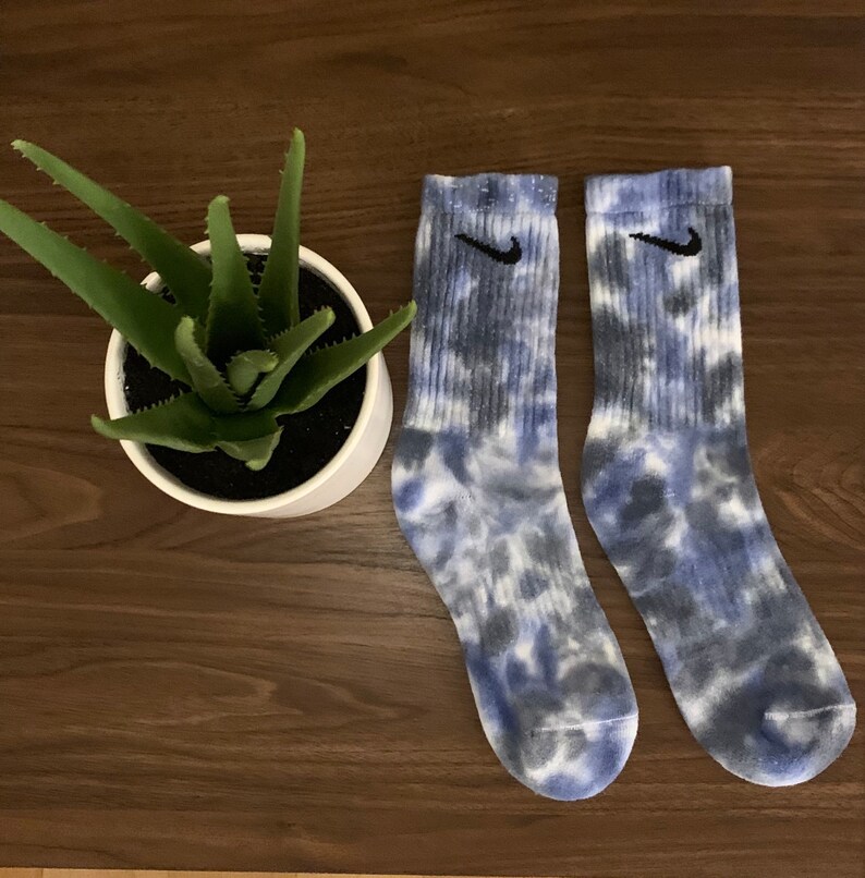 Tie Dye Nike Socks Multiple Color Options Available Etsy