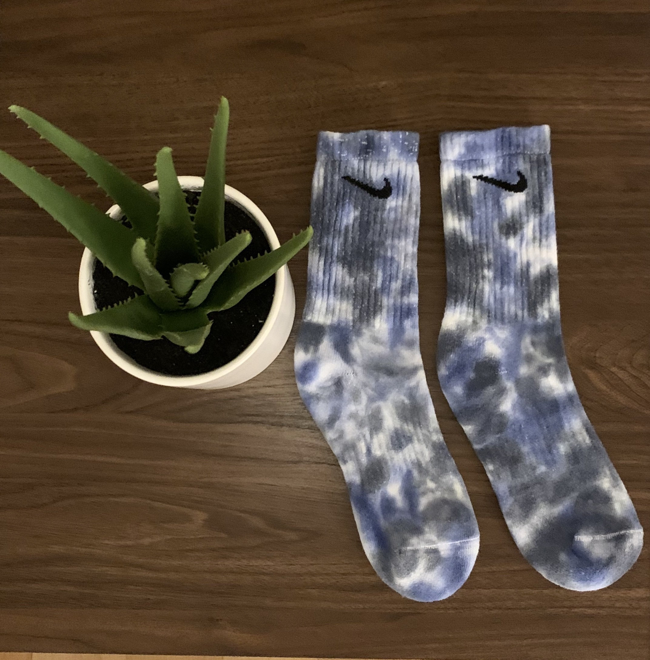 Tie Dye Nike Socks Multiple Color Options Available Etsy