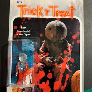 Blood drip Sam action figure.