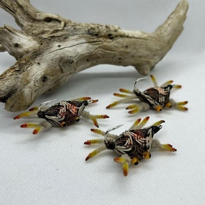 Flex Crab Fly, Camo, Tan, Olive or Orange, size 4 & 2