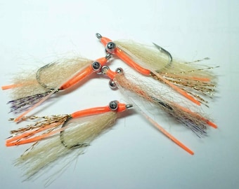 Mosca Fitz Bonefish, tamaños 4 y 6; paquete de 3