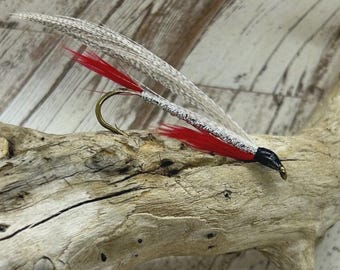 Mosca de pesca Joe's Smelt Streamer Fly, tamaños 2-6; paquete de 6
