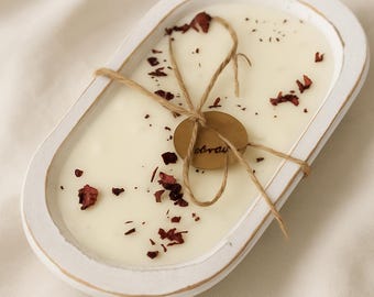 Handmade Dough Bowl Candles - Soy wax-Scented