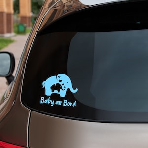 Auto Aufkleber Hetz mich nicht Elefant Autoaufkleber Sticker