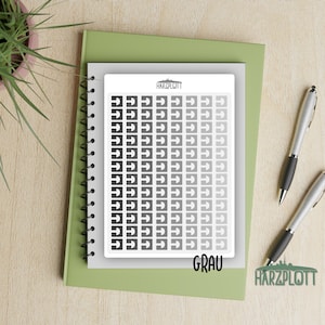 PLANNER BASICS Lochverstärker Aufkleber Sticker für Planer Kalender Bullet Journal viele verschiedene Farben hole enforcement stickers