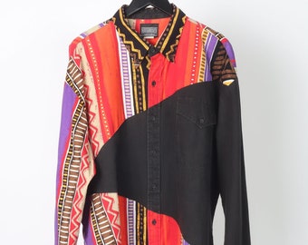 Rough Rider Vintage Western Shirt, Size XL