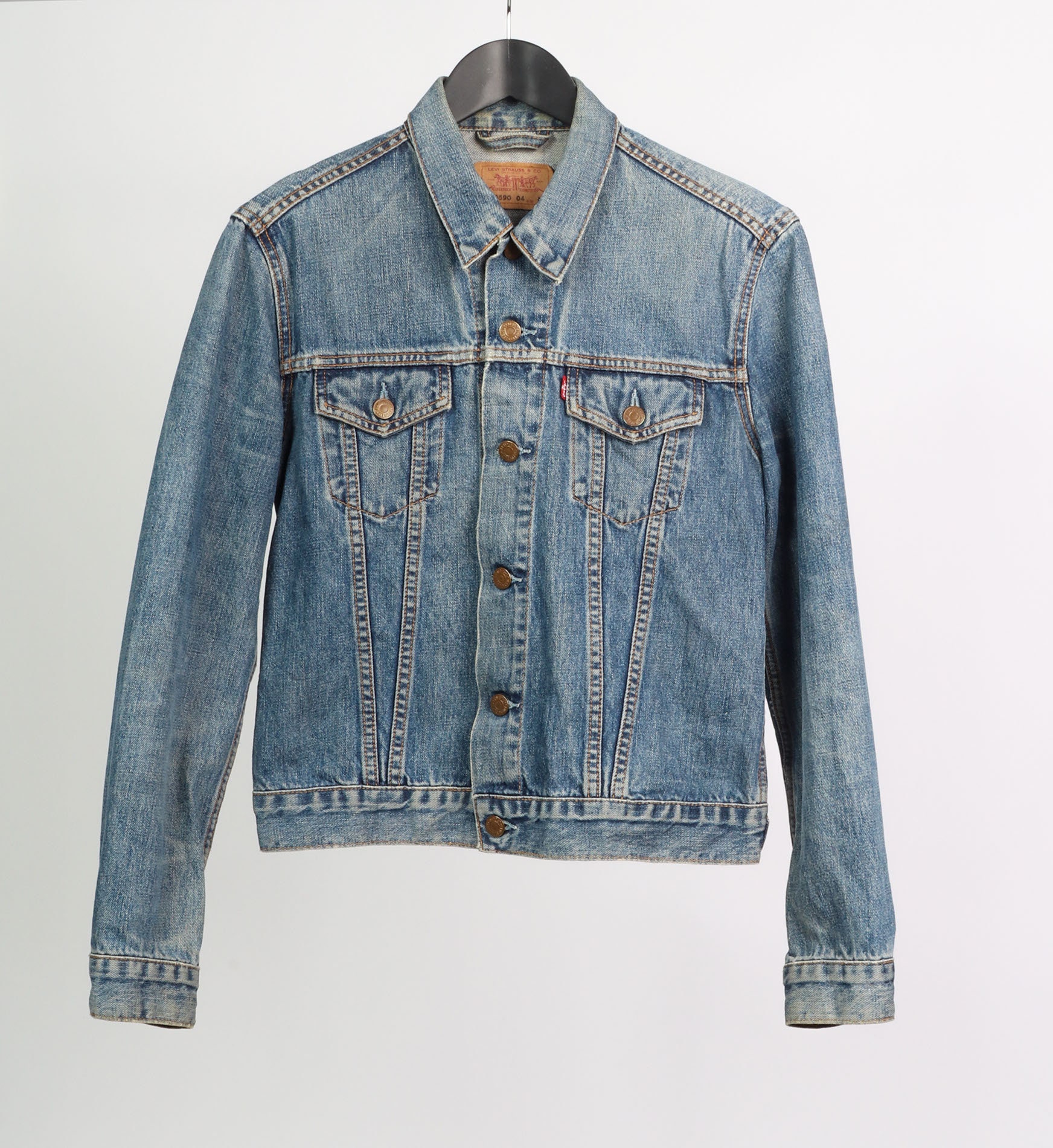 Levi s Denim Trucker Jacket M Slim Fit Etsy Canada