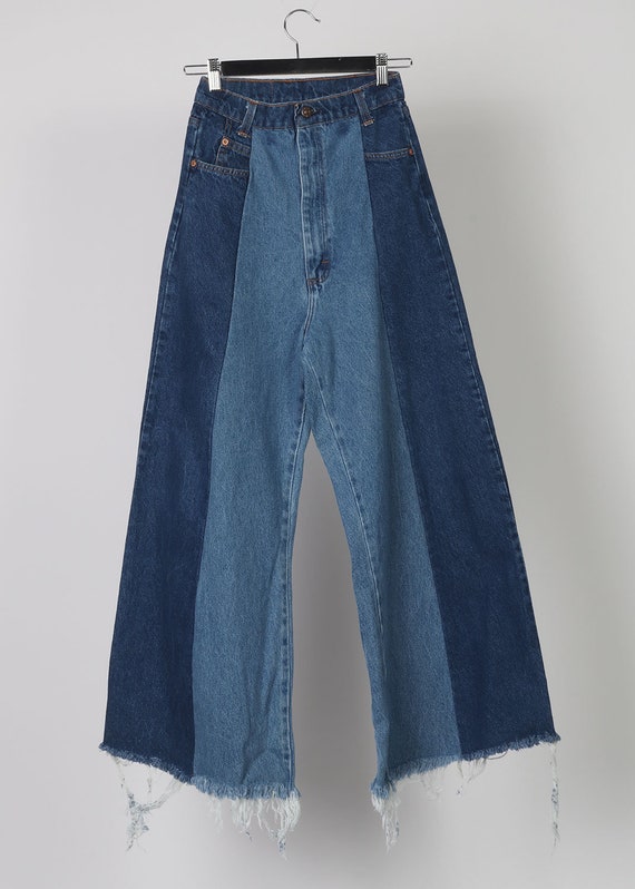 Vintage Levi’s Jeans Big E Nuvo Flares Green Dungarees WPL 423 - NWT 29 x 28
