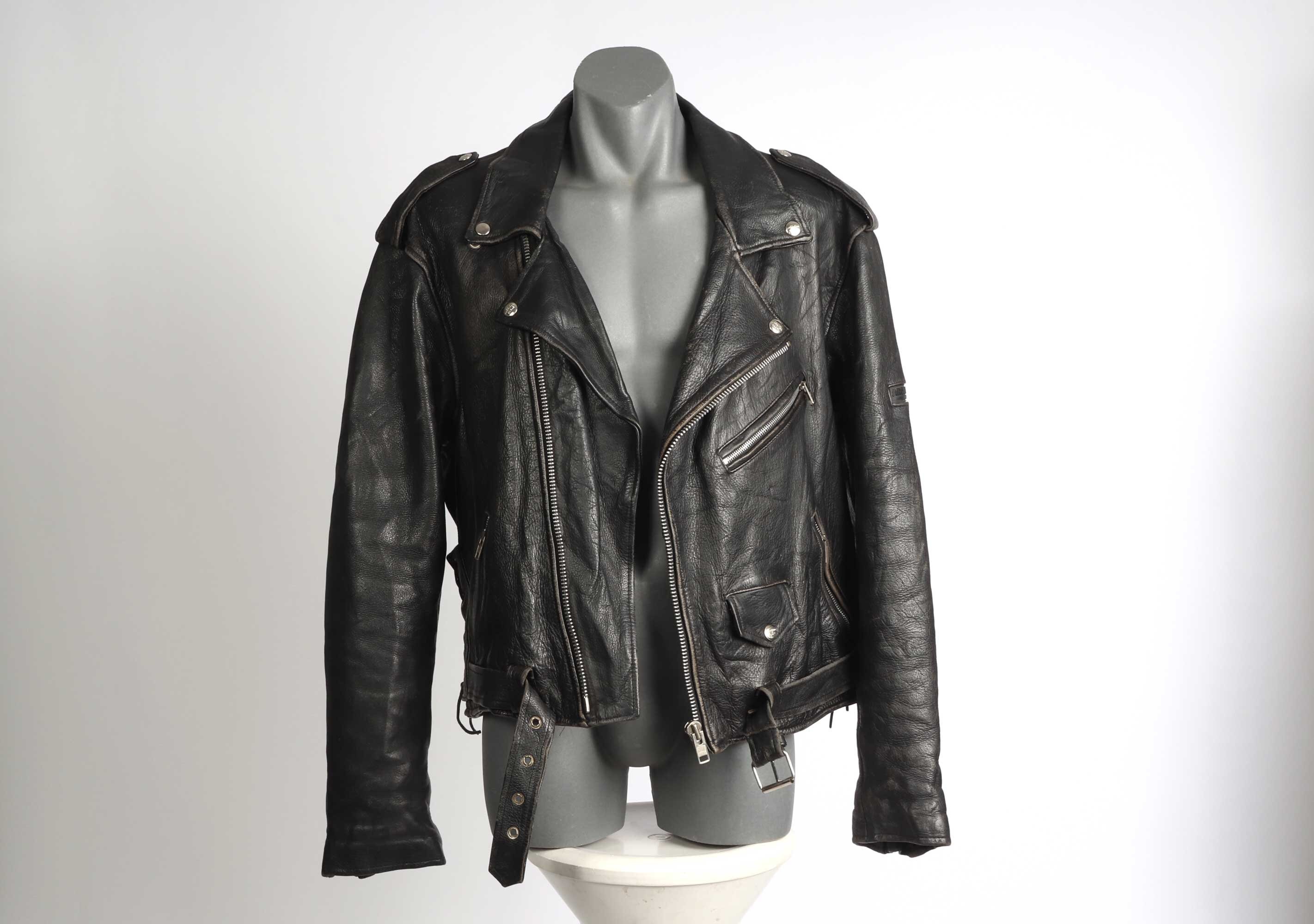 L American Eagle vintage leather motorcycle jacket | Etsy