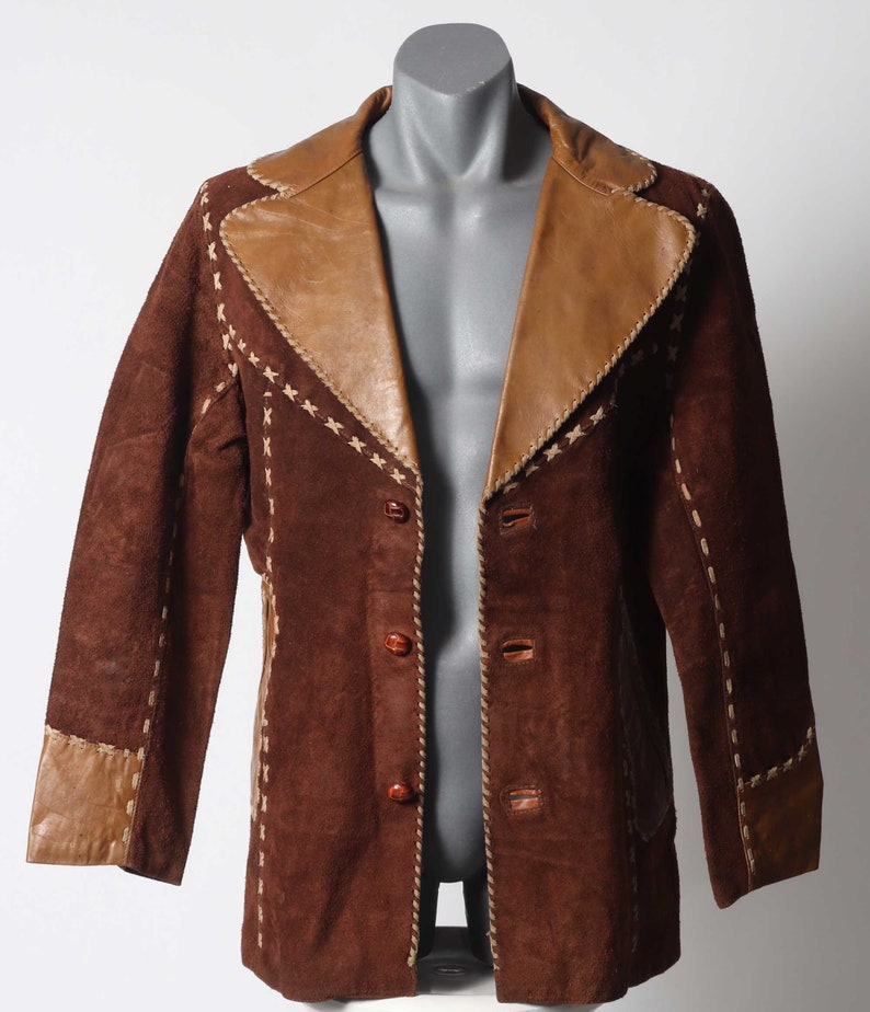 Amazing Collectors Suede 70's Western Jacket Ranch Coat