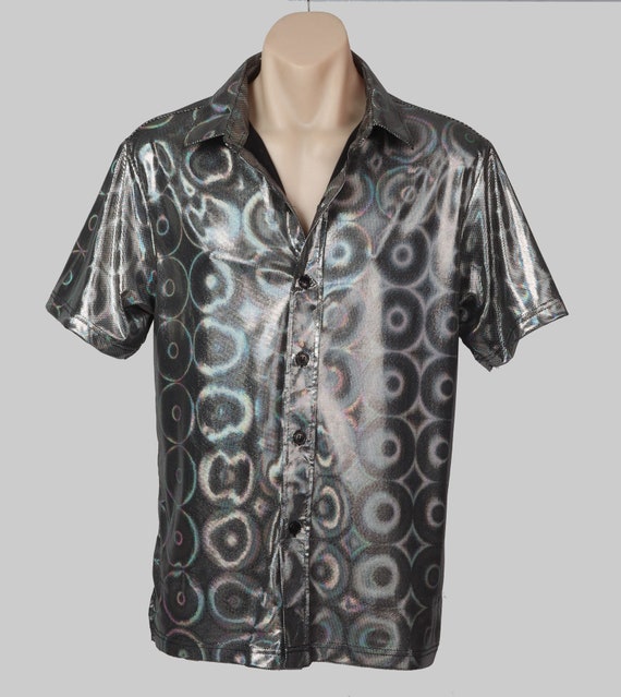 M-L Silver Holographic Metallic Disco 
