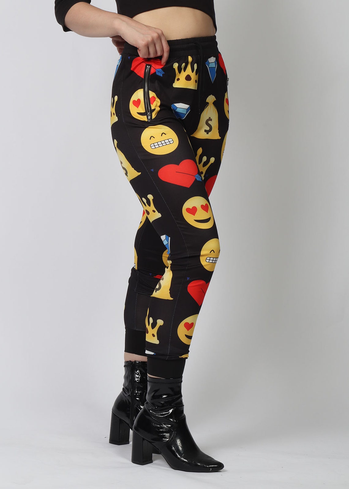 Gold Digger Emoji Pants Etsy