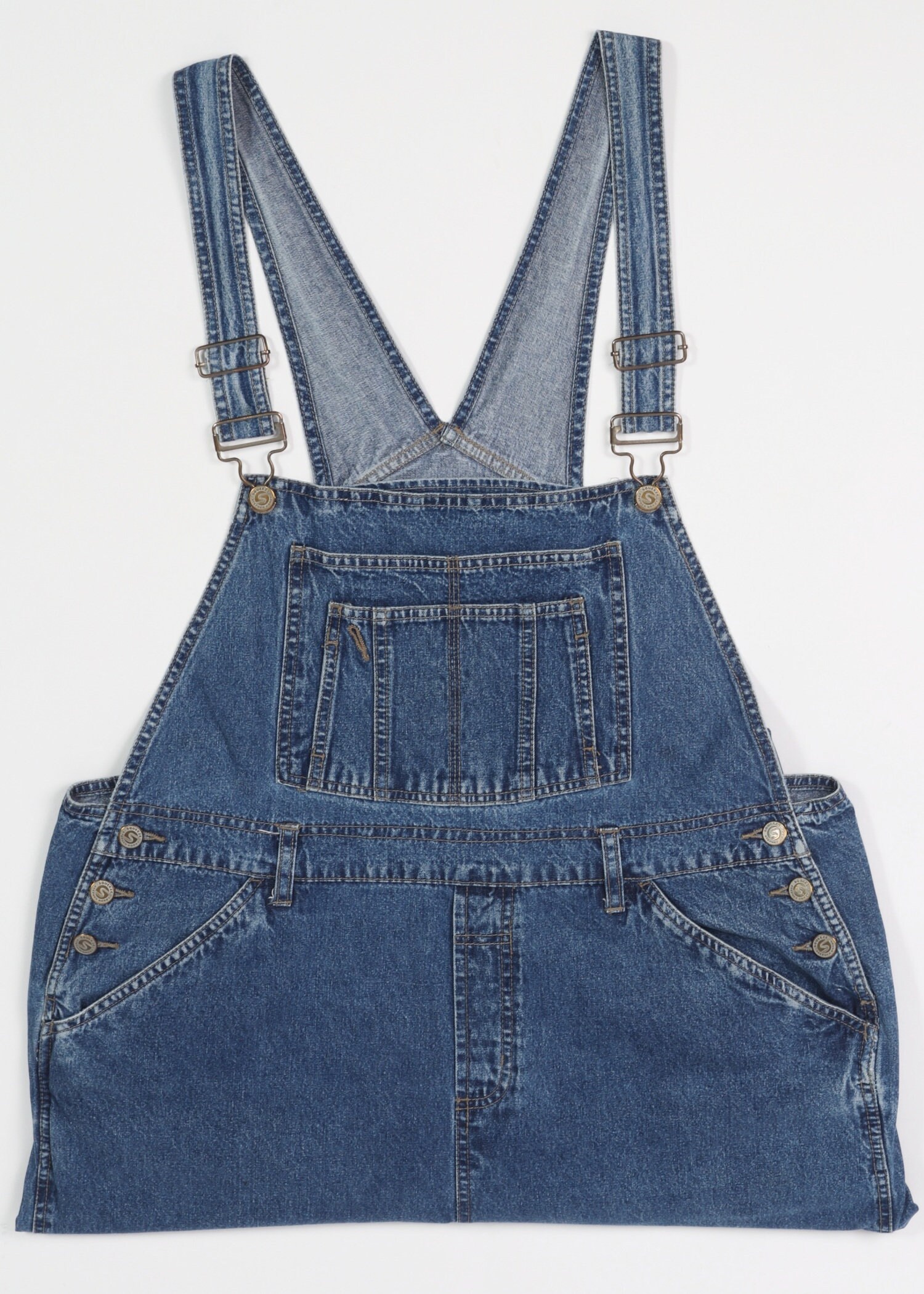 12oz Washed Ringspun Denim Dungaree Relaxed Fit