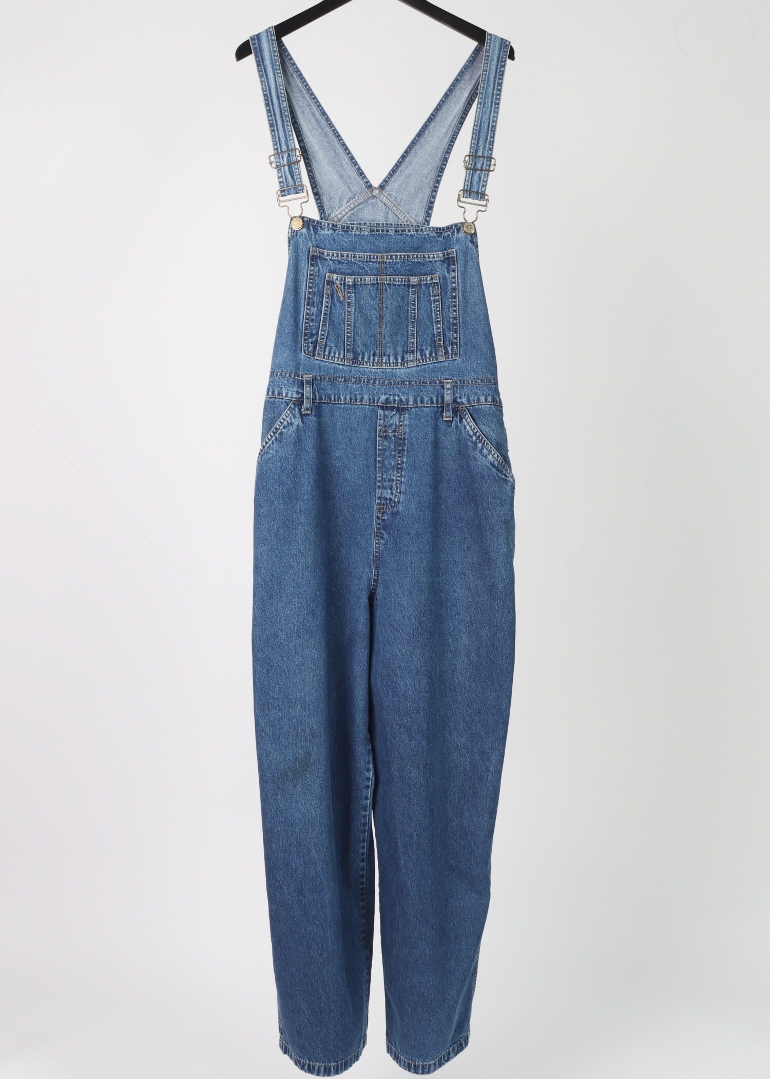 Size L, Stephen Hardy Squeeze, Denim Overalls / Baggy
