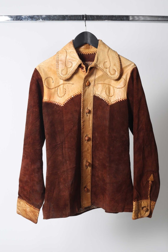 Amazing collectors suede 70's Western Jacket or Sh