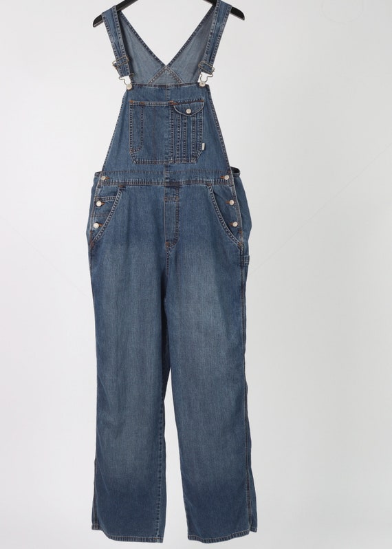 Size M, Old Navy Denim Overalls / Baggy Vintage D… - image 2