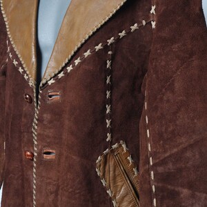 Amazing Collectors Suede 70's Western Jacket Ranch Coat