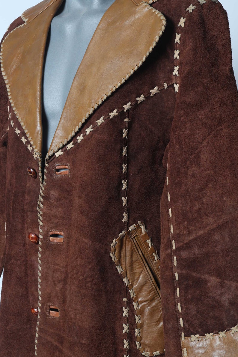 Amazing Collectors Suede 70's Western Jacket Ranch Coat