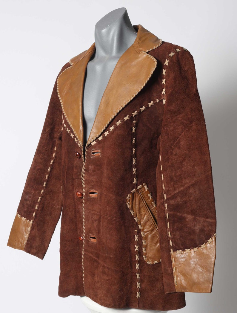 Amazing Collectors Suede 70's Western Jacket Ranch Coat