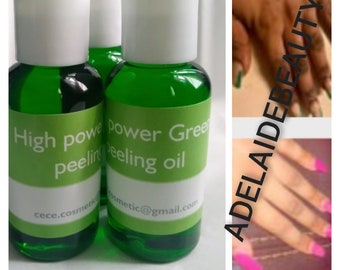 Green Peeling Oil New improvement/  Mild peeling oil/2 OZ