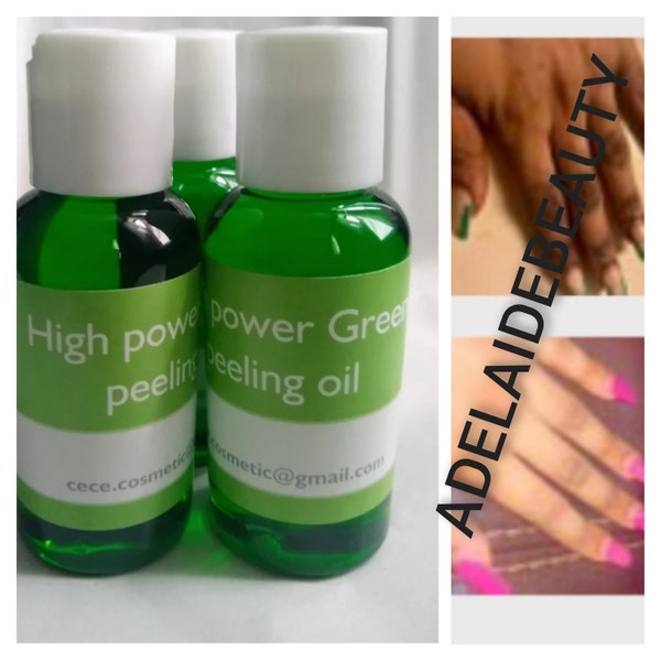 Green Peeling Oil New improvement/  Mild peeling oil/2 OZ