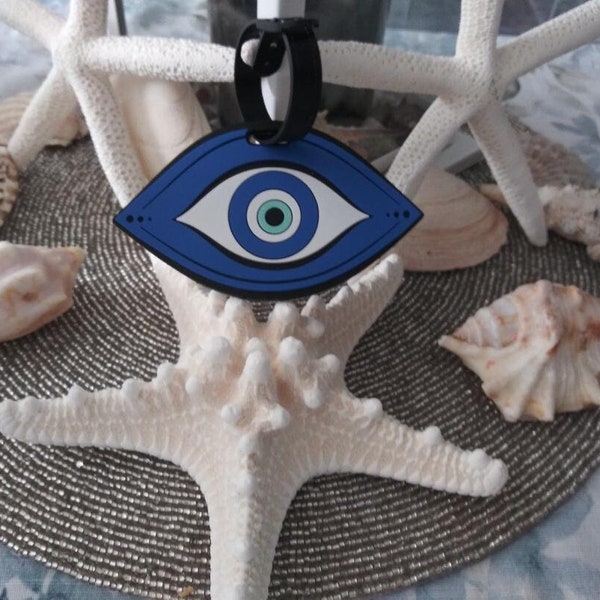 Evil eye Luggage tag Greek