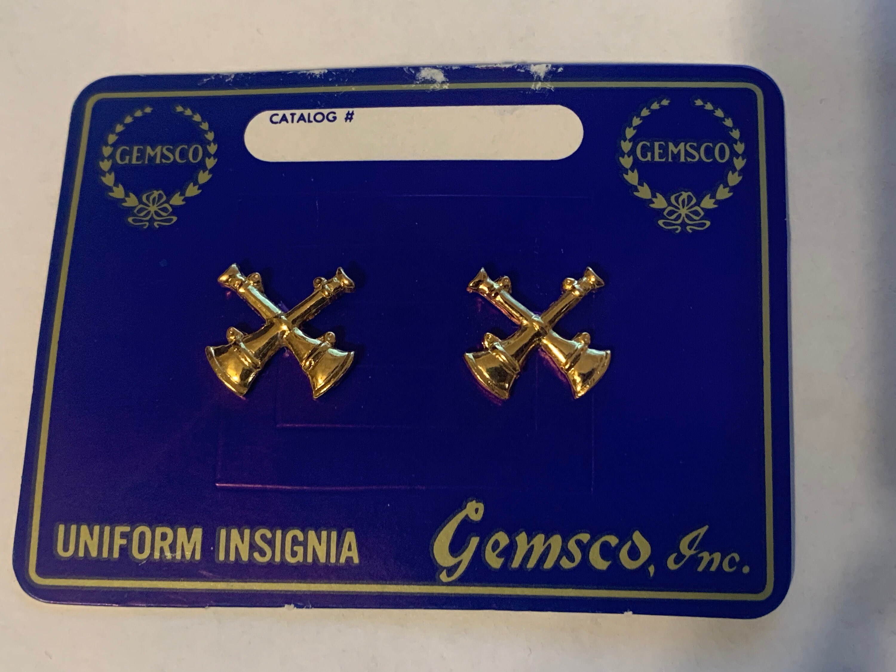 Fire Department Captain Gold Metal Bugle Uniform Collar Etsy