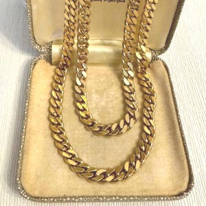 Vintage Gold Necklace, 80s Monet Necklace, Vintage Monet Jewellery, Vintage Collectable, Gold Necklace, Gift For Her, Womens Gold Necklace