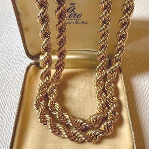 Gold Napier Chain Necklace, Vintage Napier Necklace, Vintage Gold Statement Necklace, Vintage Gold Chain, Vintage Jewellery, Womens Necklace