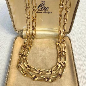 Vintage Monet Gold Necklace, 80s Monet Necklace, Vintage Monet Jewellery, Vintage Collectable, Gift For Her, Womens Gold Necklace